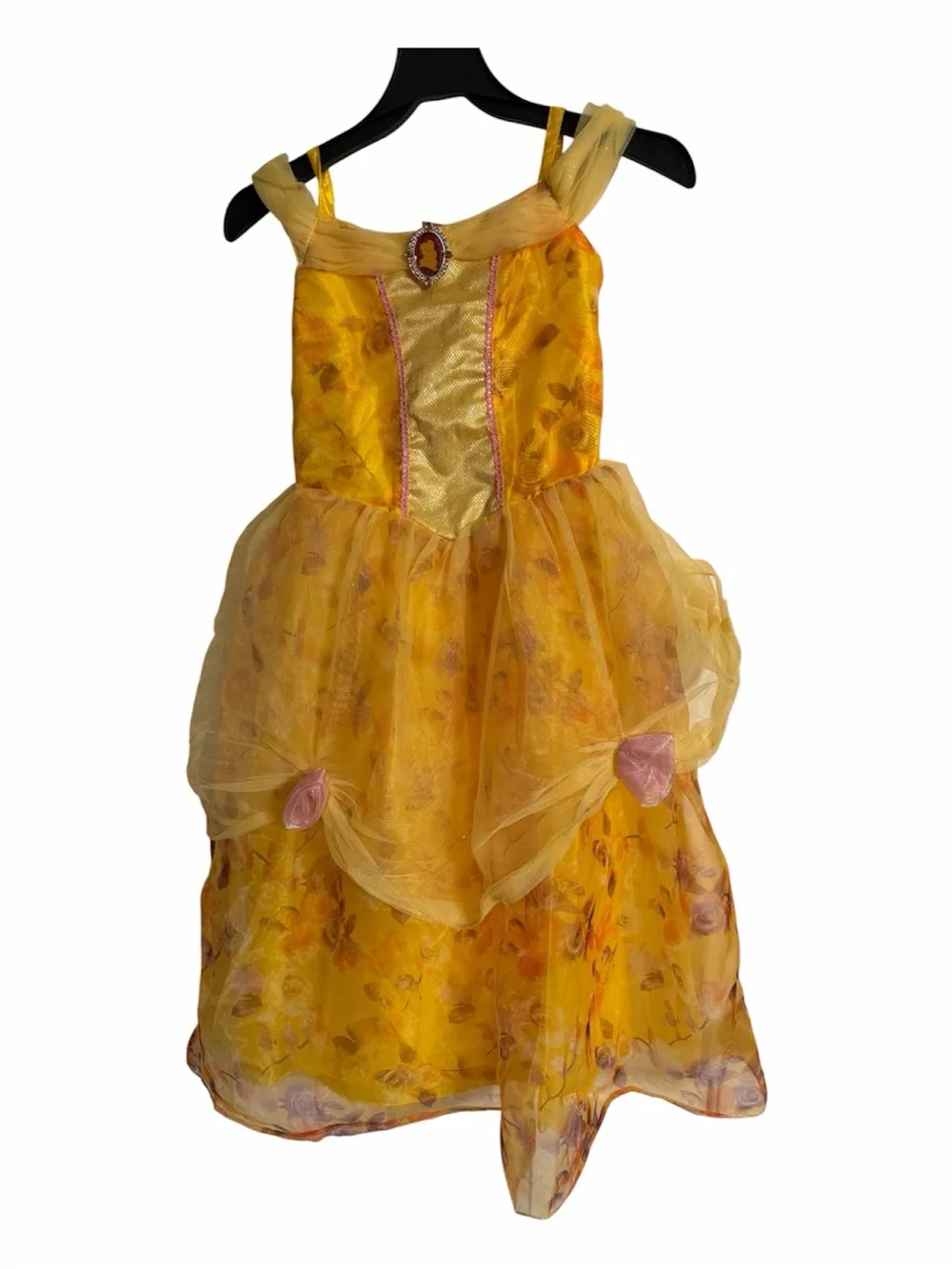 Disney Yellow Belle-Inspired Princess Costume Dress Kids 7/8